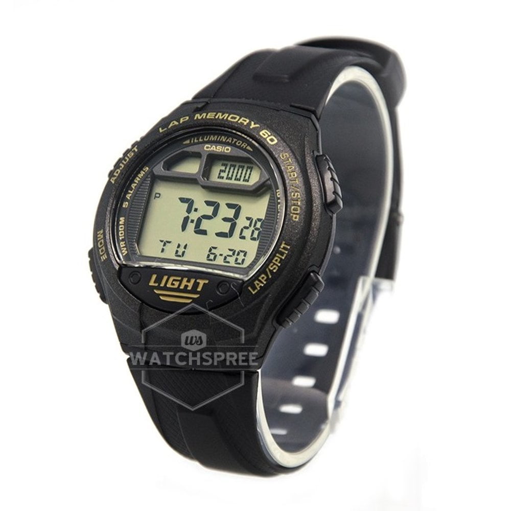 Jam Tangan Pria Casio Original W-734-9A Digital Anti Air 