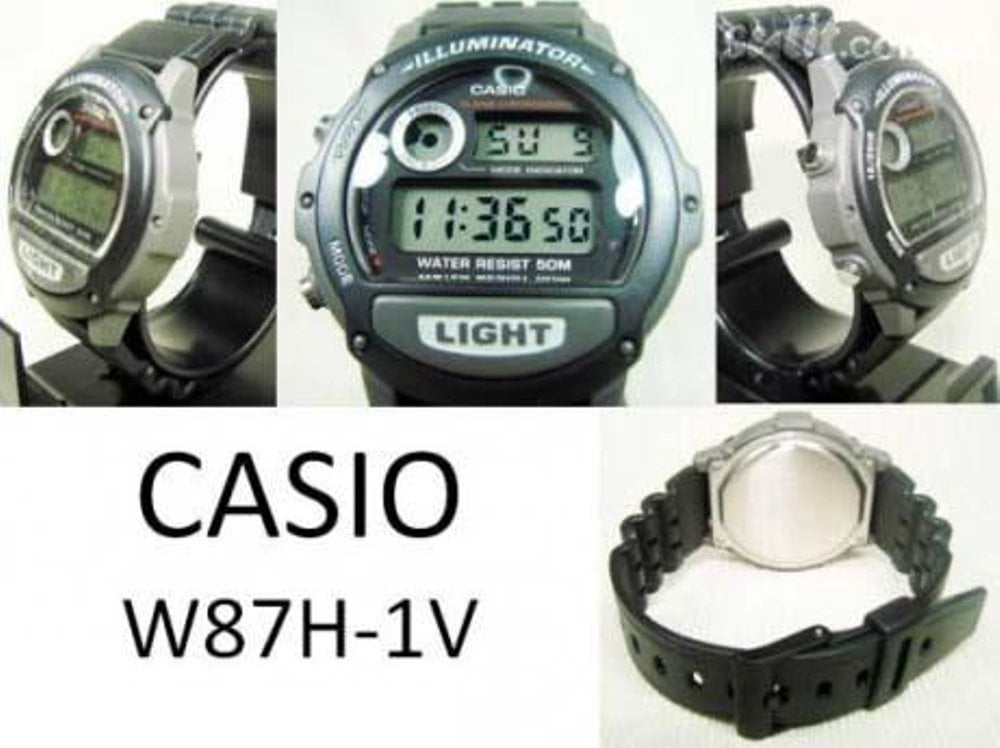 Jam Tangan Pria Casio Original W-87H Anti Air Water 