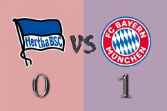 Hertha Berlin vs Bayern 0-1, Gol Coman Jadi Penentu Kemenangan Die Roten