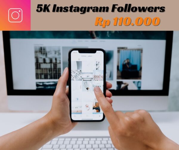 Jual Jasa Tambah 5K Followers Instagram Murah