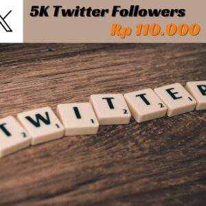Jual Jasa Tambah 5K Followers Twitter / X Murah