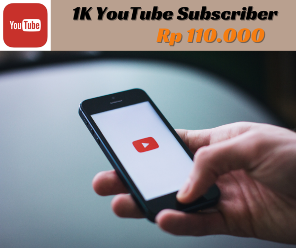 Jual Jasa Tambah 1K Subscriber Youtube Murah