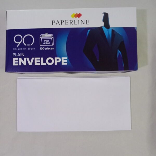 Amplop Putih Paperline PPL 90 PPS Polos 11 x 23 cm (1 pcs)