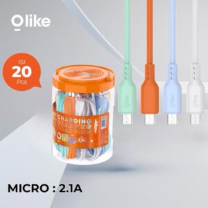 Kabel Data Olike D306M (Micro) Fast Charging Kabel Bulat Mikro