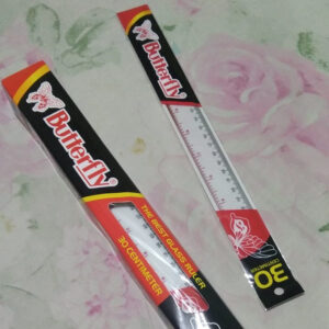 Penggaris Butterfly 30cm (Butterfly) - Panjang 30 cm